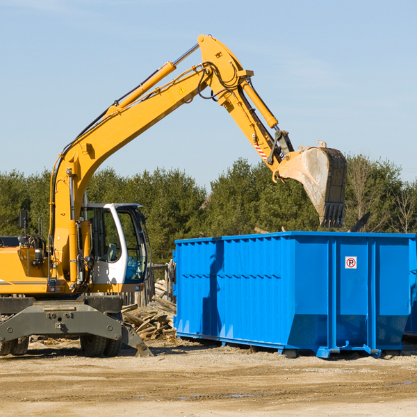 are there any restrictions on where a residential dumpster can be placed in Greenville North Carolina